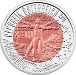 Austria / Twenty-five Euro 2011 Robotics - reverse photo