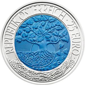 Austria / Twenty-five Euro 2010 Renewable Energy - reverse photo