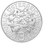 Three Euro 2020 Tyrannosaurus Rex: Photo Coin, Austria, Three Euro 2020 Tyrannosaurus Rex / thumbnail