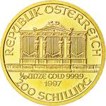 Austria / Gold Tenth-Ounce 1997 Vienna Philharmonic - obverse photo