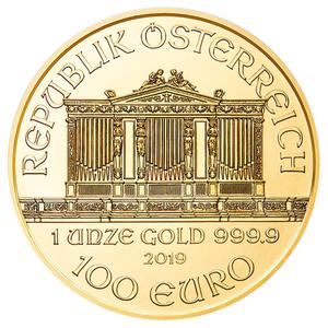 Austria / Gold Ounce 2019 Vienna Philharmonic - obverse photo