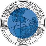 Twenty-five Euro 2003 City of Hall in Tyrol: Photo Coin, Austria, Twenty-five Euro 2003 City of Hall in Tyrol / thumbnail