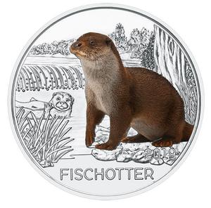 Austria / Three Euro 2019 Otter - reverse photo