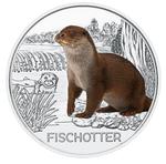 Three Euro 2019 Otter: Photo Coin, Austria, Silver Half Ounce 2019 Otter / thumbnail