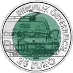 Twenty-five Euro 2004 Semmering Railway: Photo Coin, Austria, Twenty-five Euro 2004 Semmering Railway / thumbnail