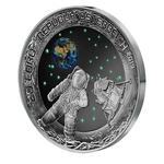 Twenty Euro Silver 2019 Moon Landing: Photo Coin, Austria, Twenty Euro Silver 2019 Moon Landing / thumbnail