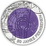 Twenty-five Euro 2005 Fifty Years of Television: Photo Coin, Austria, Twenty-five Euro 2005 Fifty Years of Television / thumbnail
