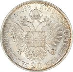 Twenty Kreuzer 1855: Photo Coin, Austria-Hungary, Twenty Kreuzer 1855 / thumbnail