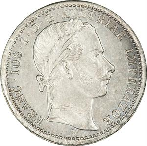 Austria-Hungary / Quarter Florin 1862 - obverse photo