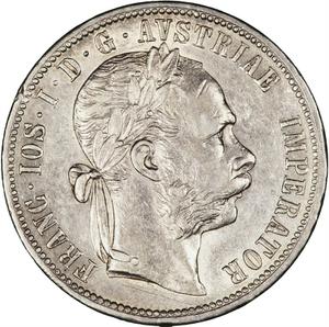 Austria-Hungary / One Florin 1879 - obverse photo