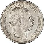 One Florin 1879: Photo Coin, Austria-Hungary, One Florin 1879 / thumbnail