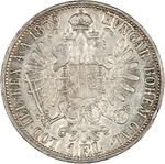 One Florin 1879: Photo Coin, Austria-Hungary, One Florin 1879 / thumbnail