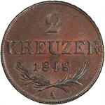 Two Kreuzer 1848: Photo Coin, Austria-Hungary, Two Kreuzer 1848 / thumbnail