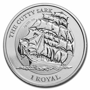 British Indian Ocean Territory / Silver Ounce 2021 Cutty Sark - reverse photo