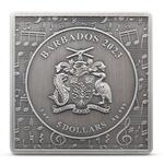 Barbados / Silver Three Ounces 2023 Vinyl Record - obverse photo