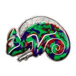 Barbados / Silver Three Ounces 2023 Chameleon - reverse photo