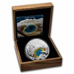 Five Dollars Silver 2022 Silver Yellowstone National Park: Photo Coin, Barbados, Five Dollars Silver 2022 Silver Yellowstone National Park / thumbnail