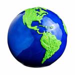 Silver Three Ounces 2022 Green Planet Earth: Photo Coin, Barbados, Silver Three Ounces 2022 Green Planet Earth / thumbnail