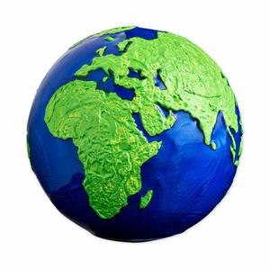 Barbados / Silver Three Ounces 2022 Green Planet Earth - obverse photo