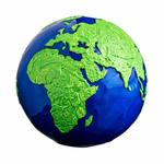 Silver Three Ounces 2022 Green Planet Earth: Photo Coin, Barbados, Silver Three Ounces 2022 Green Planet Earth / thumbnail