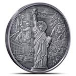 Silver Four Ounces 2024 New York: Photo Coin, Barbados, Silver Four Ounces 2024 New York / thumbnail