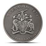 Silver Ten Ounces 2024 Batman: Photo Coin, Barbados, Silver Ten Ounces 2024 Batman / thumbnail