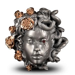 Barbados / Silver Three Ounces 2024 Medusa Transformation - reverse photo