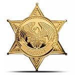 Gold Gram 2024 Sheriff Badge: Photo Coin, Barbados, Gold Gram 2024 Sheriff Badge / thumbnail