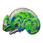 Silver Three Ounces 2023 Chameleon: Photo Coin, Barbados, Silver Three Ounces 2023 Chameleon / thumbnail