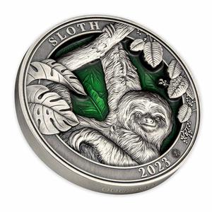 Barbados / Silver Three Ounces 2023 Sloth - obverse photo