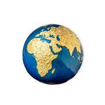 Silver Three Ounces 2021 Blue Marble: Photo Coin, Barbados, Silver Three Ounces 2021 Blue Marble / thumbnail