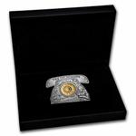 Silver Three Ounces 2022 Telephone: Photo Coin, Barbados, Silver Three Ounces 2022 Telephone / thumbnail