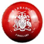 Silver Ounce 2022 Cricket Ball: Photo Coin, Barbados, Silver Ounce 2022 Cricket Ball / thumbnail