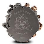 Silver Three Ounces 2024 Medusa Transformation: Photo Coin, Barbados, Silver Three Ounces 2024 Medusa Transformation / thumbnail