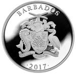 Silver Tenth-Ounce 2017 Flamingo: Photo Coin, Barbados, Silver Tenth-Ounce 2017 Flamingo / thumbnail