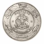 Silver Half Kilo 2023 Mechanical Flight: Photo Coin, Barbados, Silver Half Kilo 2023 Mechanical Flight / thumbnail