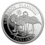Silver Ounce 2018 Flamingo: Photo Coin, Barbados, Silver Ounce 2018 Flamingo / thumbnail