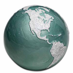 Barbados / Silver Three Ounces 2023 Frozen Earth - reverse photo