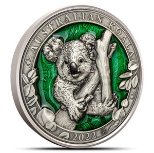 Barbados / Silver Three Ounces 2023 Koala - reverse photo