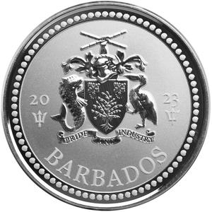 Barbados / Silver Ounce 2023 Trident - obverse photo
