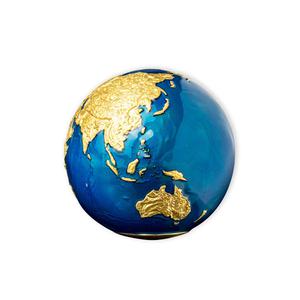 Barbados / Silver Three Ounces 2021 Blue Marble - reverse photo
