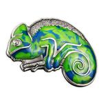 Silver Three Ounces 2023 Chameleon: Photo Coin, Barbados, Silver Three Ounces 2023 Chameleon / thumbnail