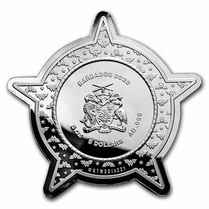 Barbados / Silver Five Ounces 2023 Wonder Woman - obverse photo
