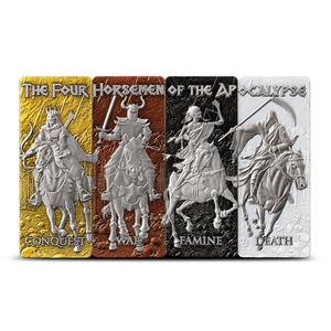 Barbados / Silver Ounce 2024 Four Horsemen of the Apocalypse - reverse photo