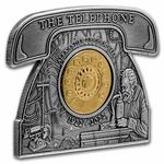 Silver Three Ounces 2022 Telephone: Photo Coin, Barbados, Silver Three Ounces 2022 Telephone / thumbnail