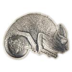 Silver Three Ounces 2023 Chameleon: Photo Coin, Barbados, Silver Three Ounces 2023 Chameleon / thumbnail