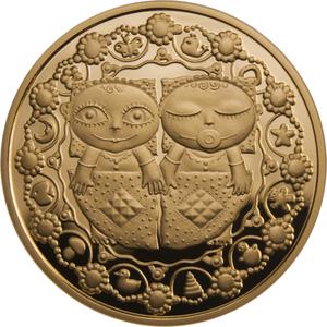 Belarus / Half Ounce Gold 2011 Gemini - reverse photo