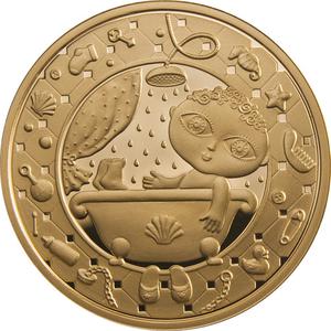 Belarus / Half Ounce Gold 2011 Aquarius - reverse photo