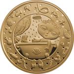 Belarus / Half Ounce Gold 2011 Aquarius - reverse photo