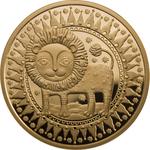 Belarus / Half Ounce Gold 2011 Leo - reverse photo